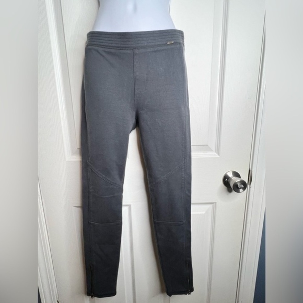Abercrombie & Fitch A&F Women’s Small Ankle Zip Skinny Legging Pants Gray Blue S